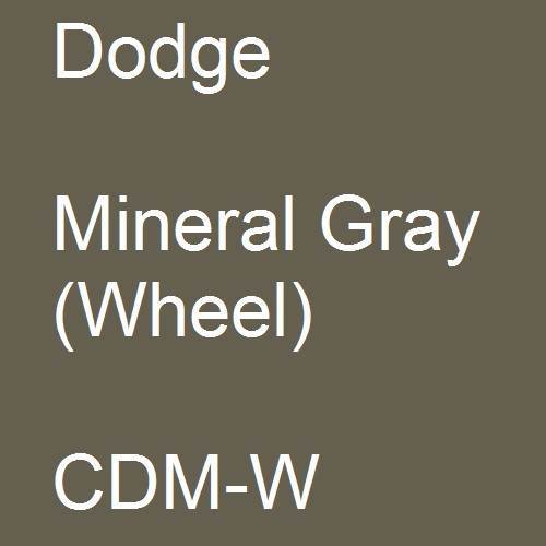 Dodge, Mineral Gray (Wheel), CDM-W.